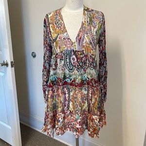 New with tags Zara floral midi festival dress size Medium